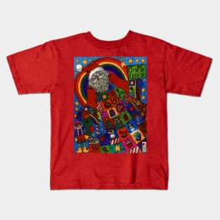 Abundant Blessings Santa Kids T-Shirt